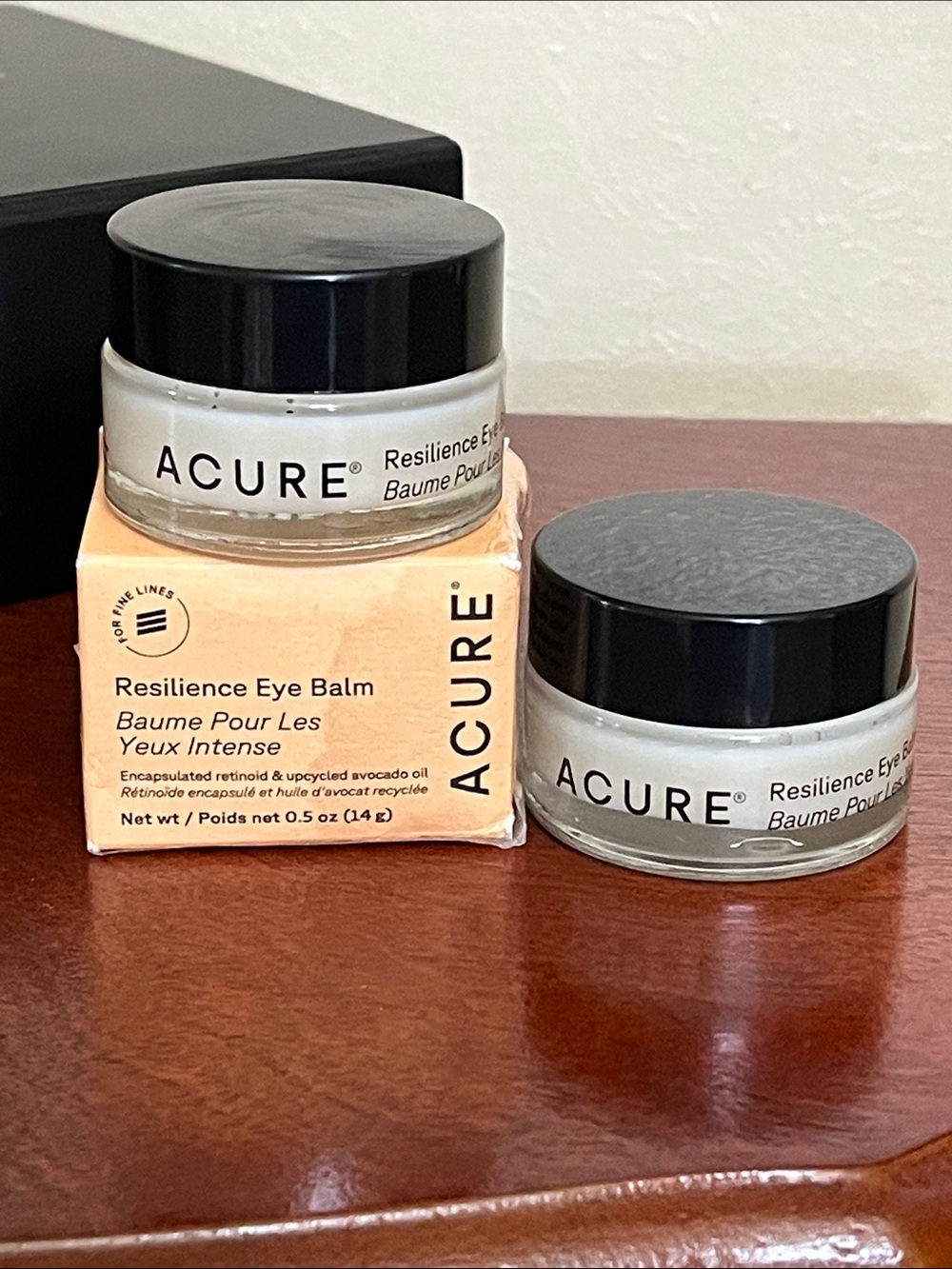 Acure resilience eye balm for fine lines lot of 2